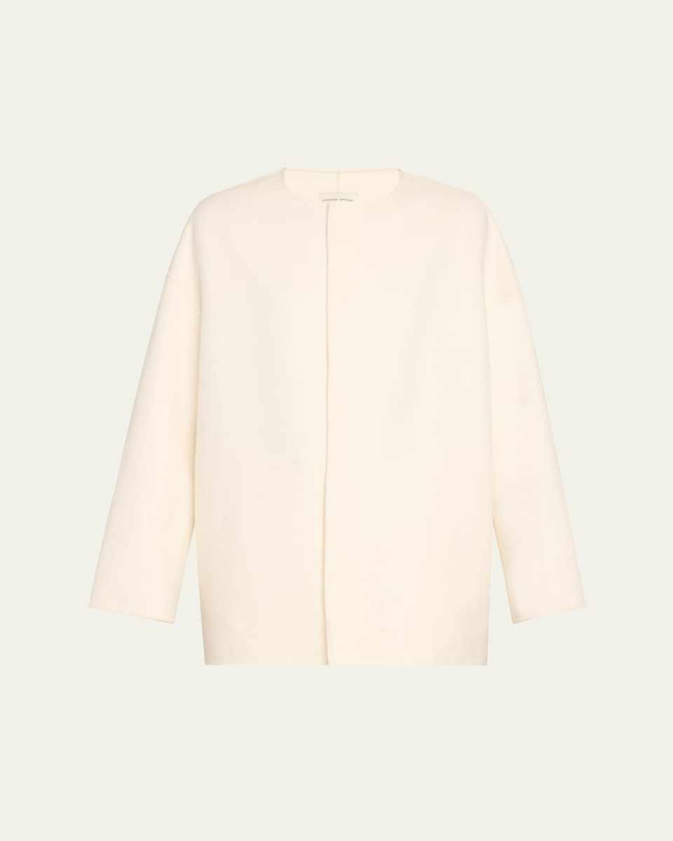 Gio Short Wool-Cashmere Coat